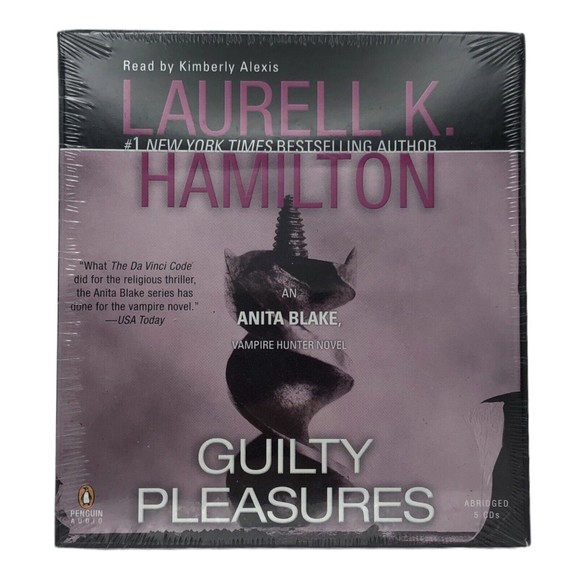 NEW Guilty Pleasures Anita Blake, Vampire Hunter Audio CD Laurell K. Hamilton - Picture 7 of 7